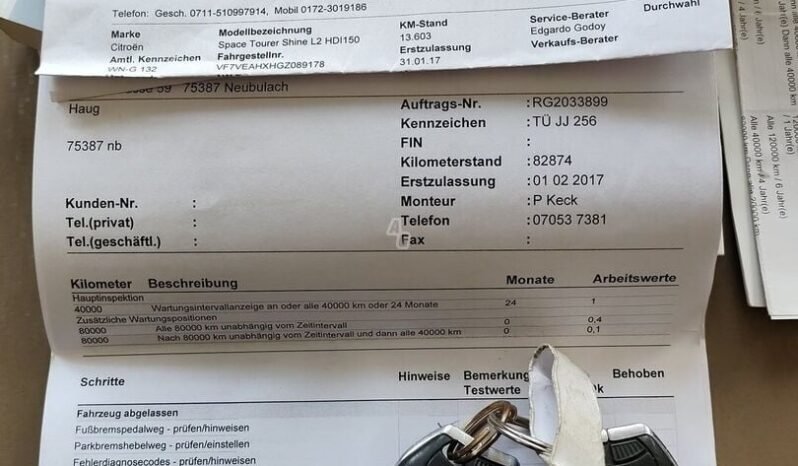 Citroen SpaceTourer pilnas