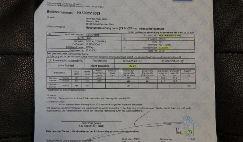 Opel CROSSLAND pilnas