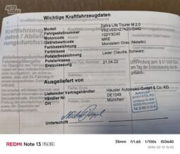 Opel Zafira Life pilnas