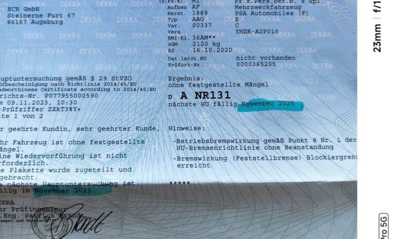 Peugeot Rifter pilnas