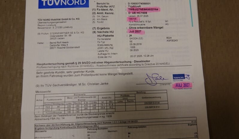 Skoda Octavia pilnas