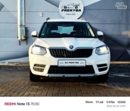 Skoda Yeti pilnas