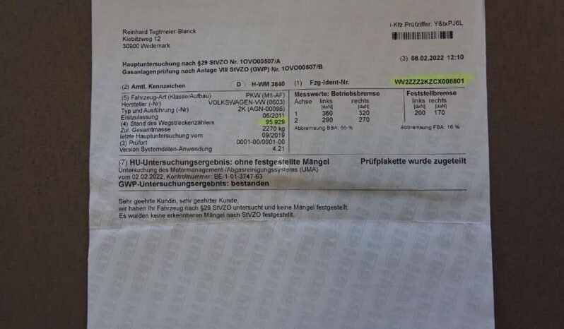 Volkswagen Caddy pilnas