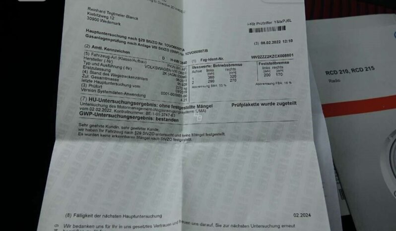 Volkswagen Caddy pilnas