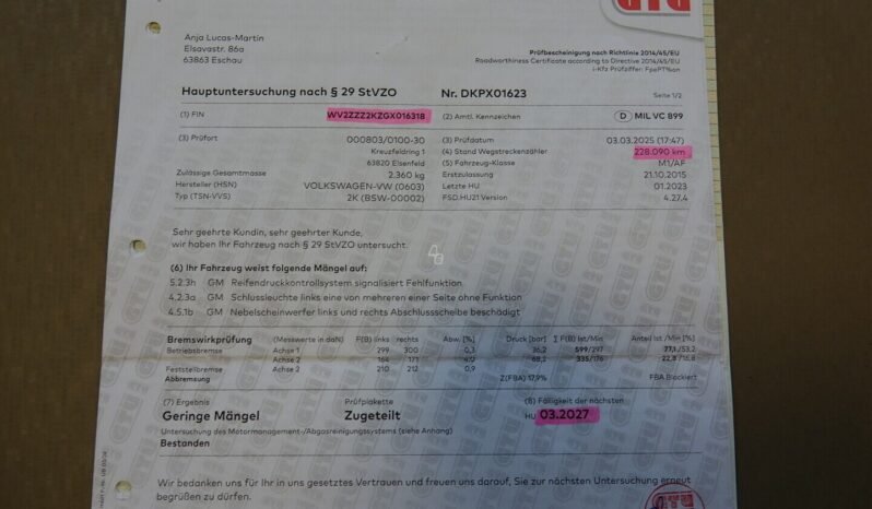 Volkswagen Caddy Maxi pilnas