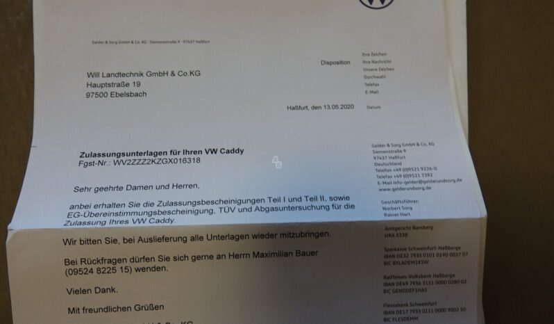 Volkswagen Caddy Maxi pilnas