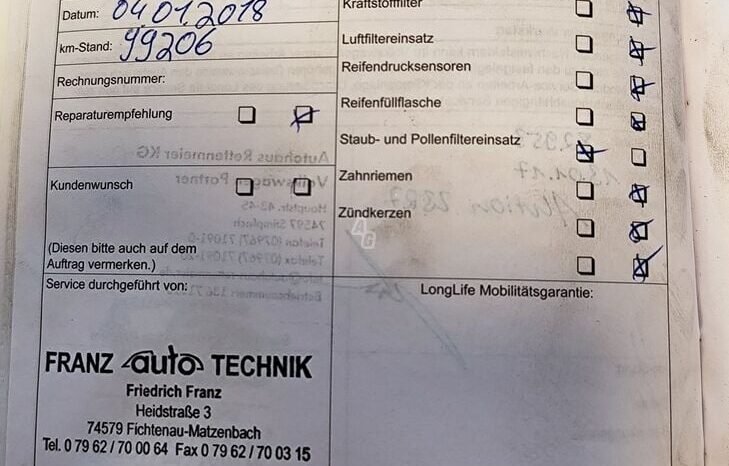 Volkswagen Golf pilnas