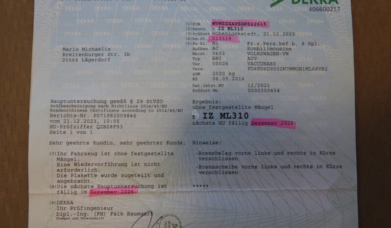 Volkswagen Golf pilnas