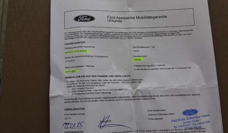 Ford Transit pilnas