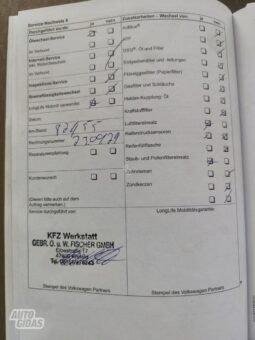 Volkswagen Golf Plus pilnas