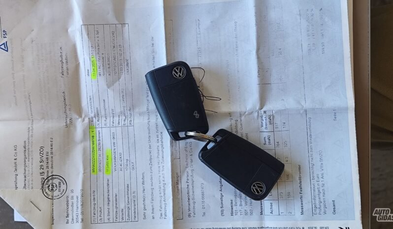 Volkswagen Golf pilnas