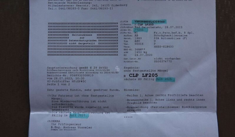 Opel Corsa pilnas