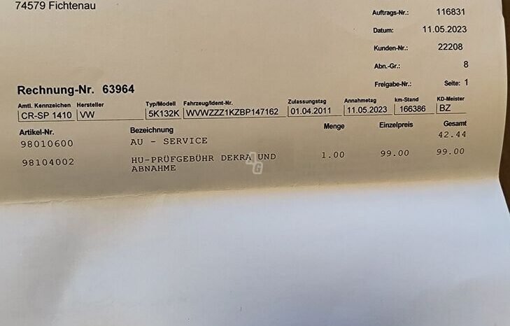 Volkswagen Golf pilnas