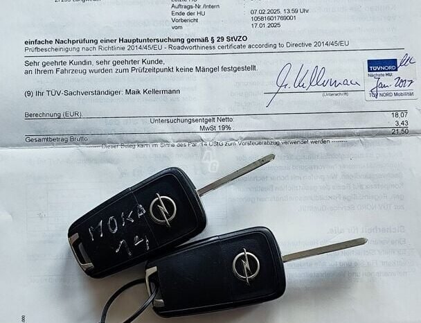 Opel Mokka pilnas