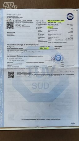 Opel Mokka X pilnas