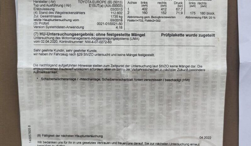 Toyota Auris pilnas