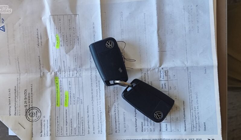 Volkswagen Golf pilnas